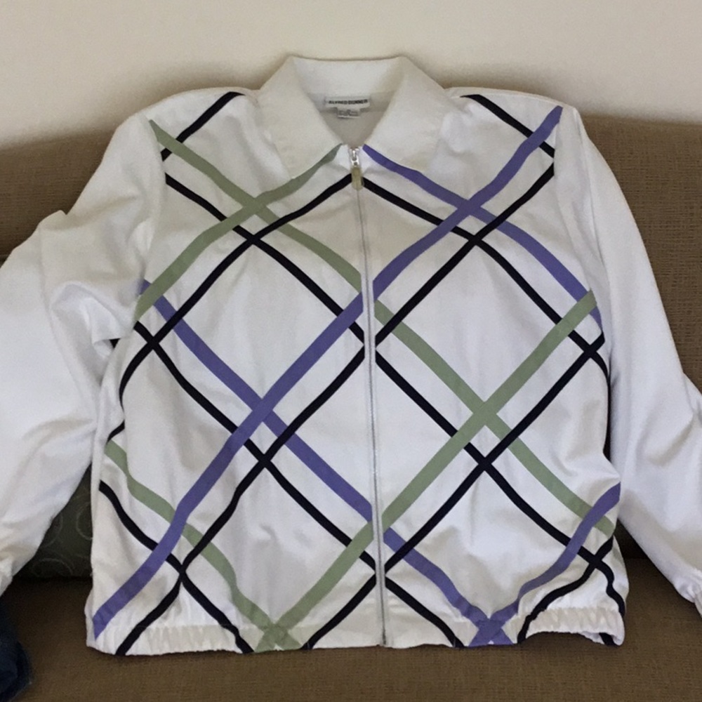 Alfred Dunner zip jacket size 14
